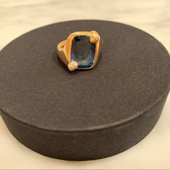 Pomellato Ritratto Topaz & Diamond Ring - Picture 6 of 15